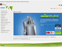 Tablet Screenshot of maxflexinsulation.com